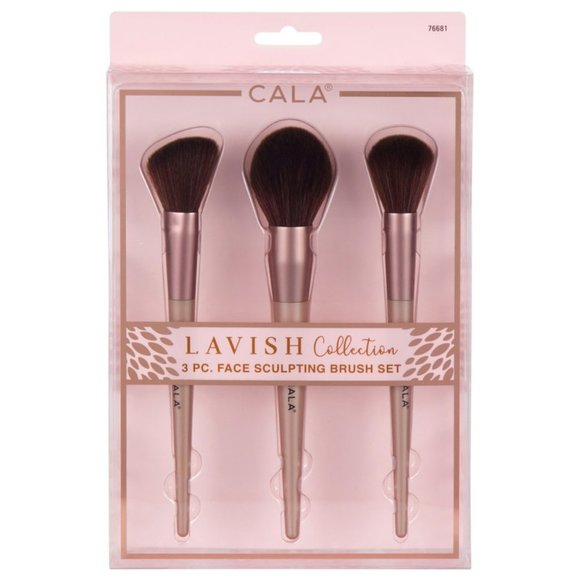 CALA Makeup Cala Lavish Face Sculpting Brush Set 3pcs Nwt Poshmark